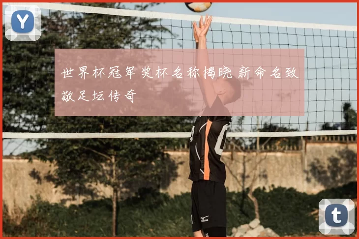 世界杯冠军奖杯名称揭晓 新命名致敬足坛传奇